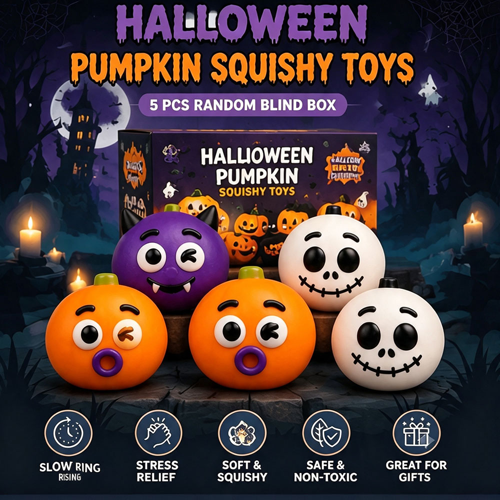 Desk Setup Gadgets - Griezelige Witchcore Bureauopstelling Jumbo Halloween Pompoen
