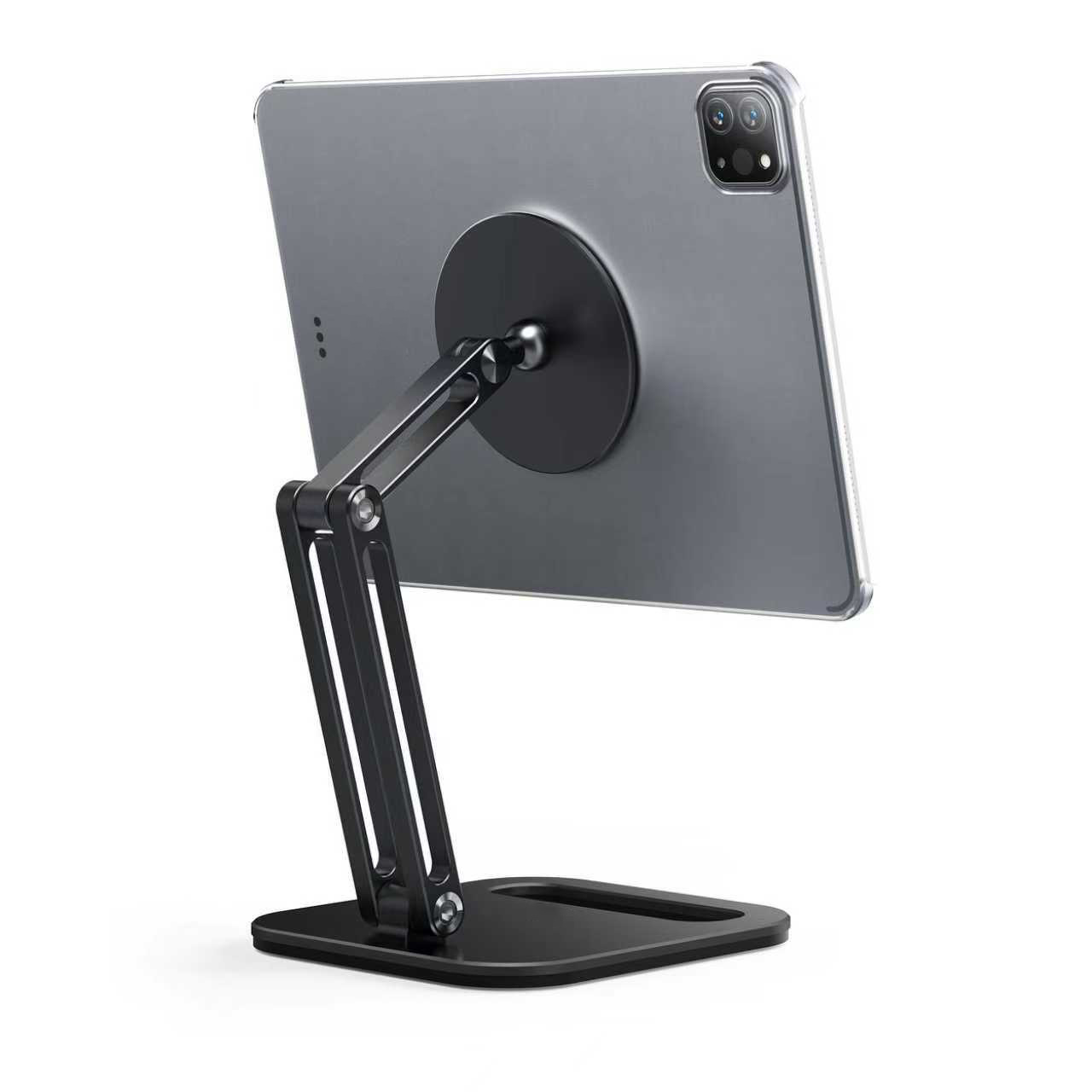 Desk Setup Apple - Artpowers Metalen magnetische tablethouder voor tafelbureaustandaard