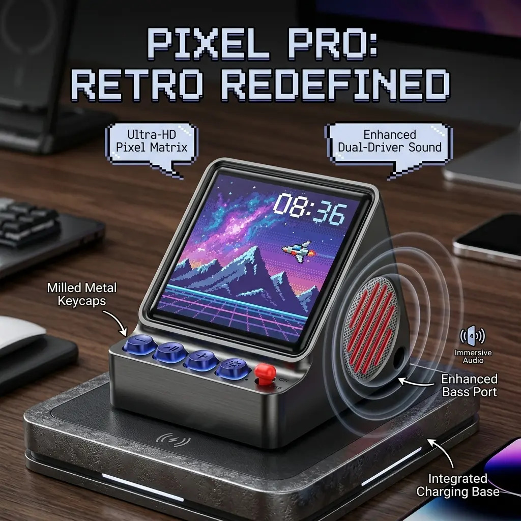 Desk Setup Diy - Retro Pixel Art programmeerbaar LED-display draagbare