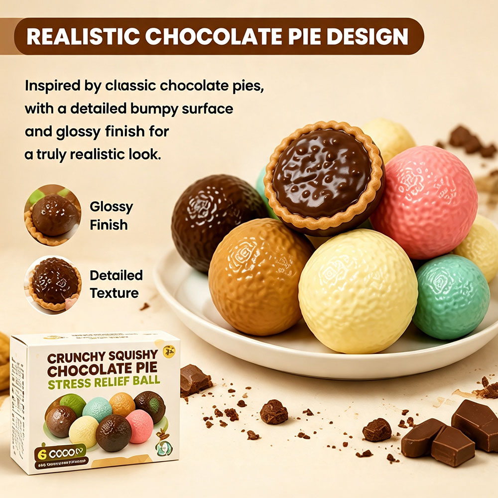 Desk Setup Gadgets - ASMR knisperend geluid knapperige chocoladetaart blok