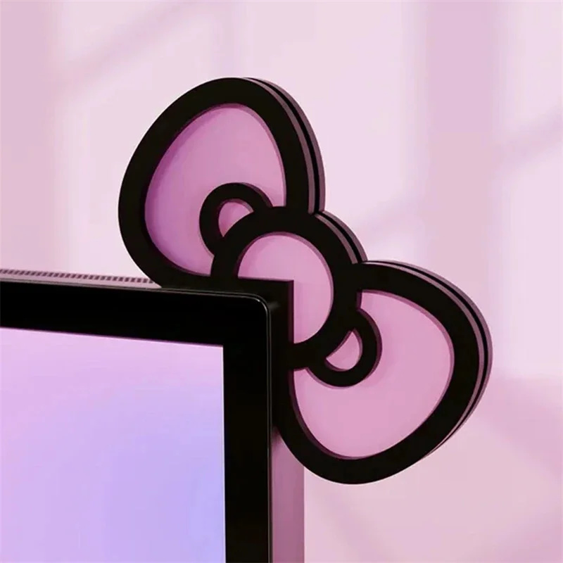 Desk Setup For Gaming - Kawaii roze acryl boog monitor decor
