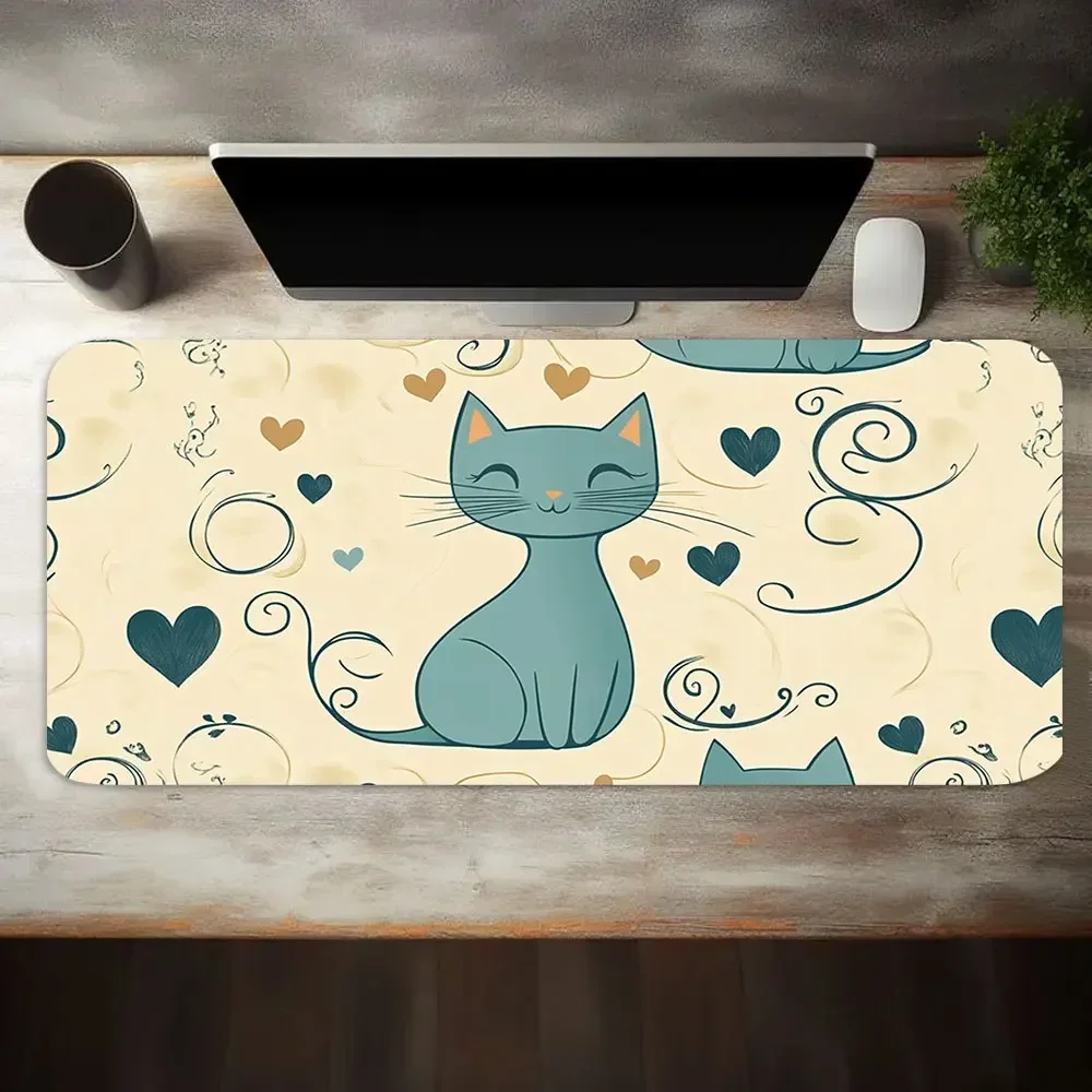 Desk Setup For Gaming - Gaming-muismat 1PC Dieren Cartoon Patroon Antislip