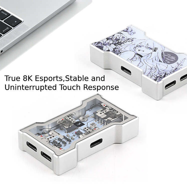 RGB USB Hub 2 ingangen 3 uitga - Desk Setup For Gaming recensie en prijs