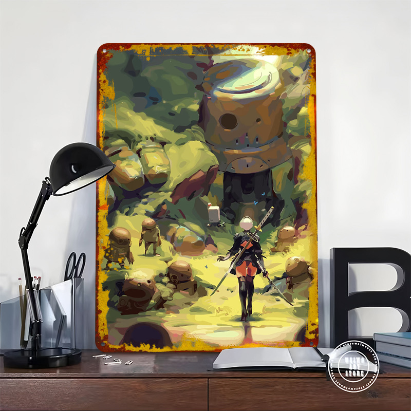 Nier Automata: 2B in Forest Me - Desk Setup Art recensie en prijs