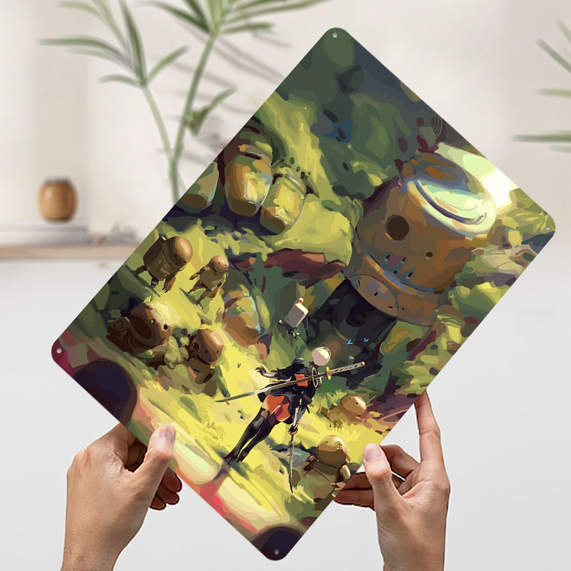 Nier Automata: 2B in Forest Me - Desk Setup Art recensie en prijs
