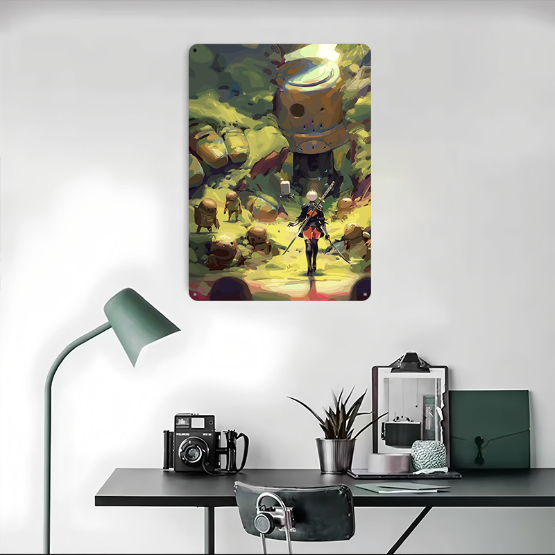 Nier Automata: 2B in Forest Me - Desk Setup Art recensie en prijs