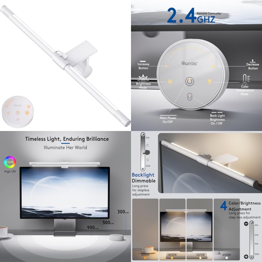 Monitorlichtbalk met afstandsb - Desk Setup No Computer recensie en prijs
