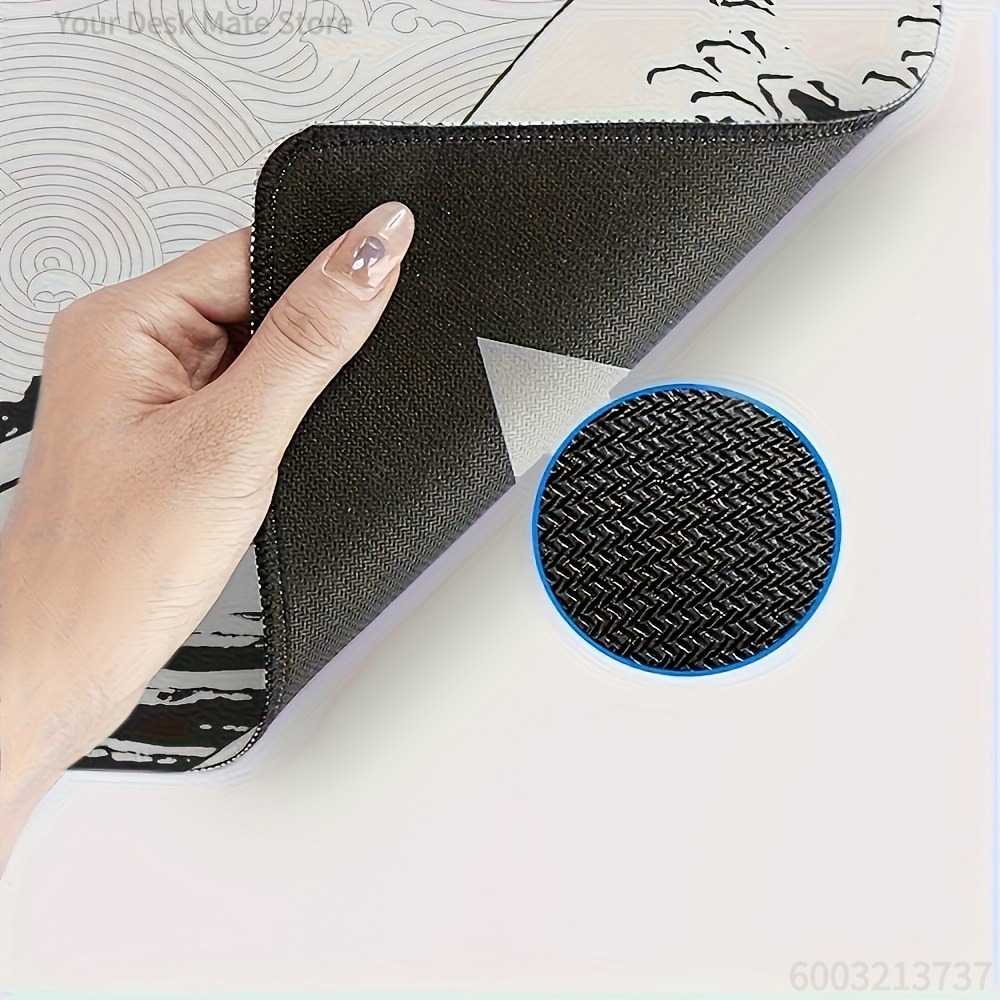 Zwart-witte Wave Art XXL burea - Desk Setup Art recensie en prijs