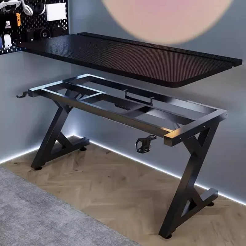 Q Minimalistische zwarte compu - Desk Setup Art recensie en prijs