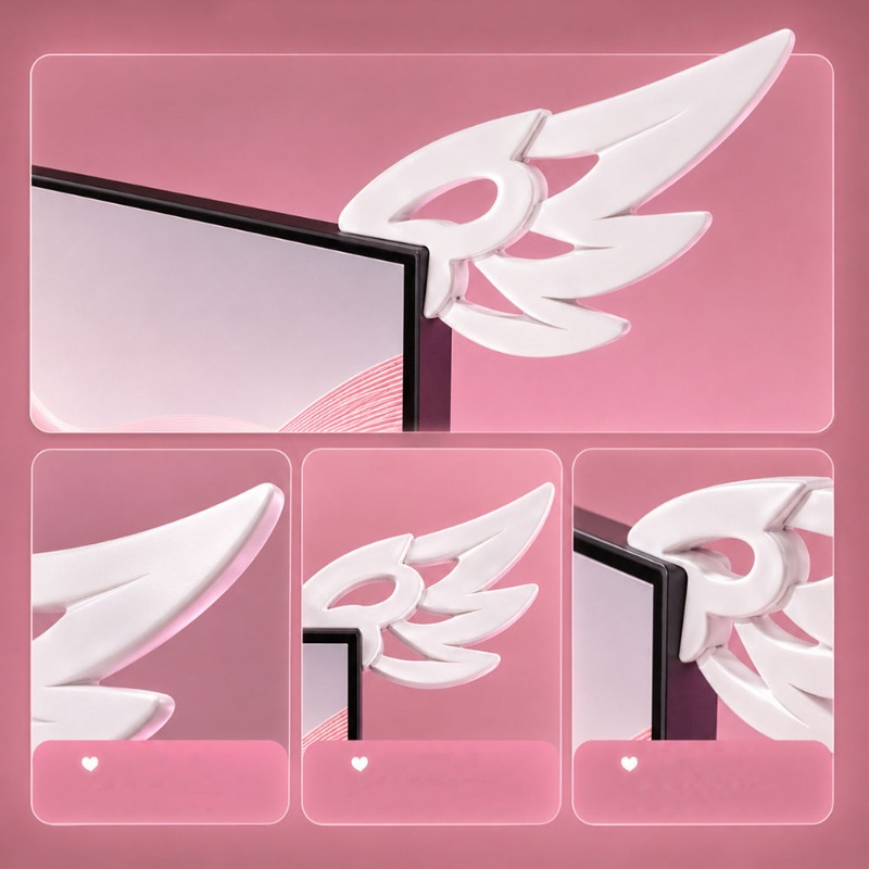 Kawaii 3D-vleugeldecoratie voo - Desk Setup Gadgets recensie en prijs
