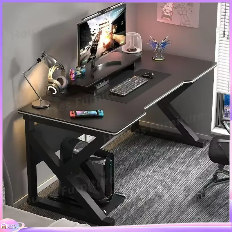 Cafe Metal Gaming Desk Zwarte  - Desk Setup For Gaming recensie en prijs