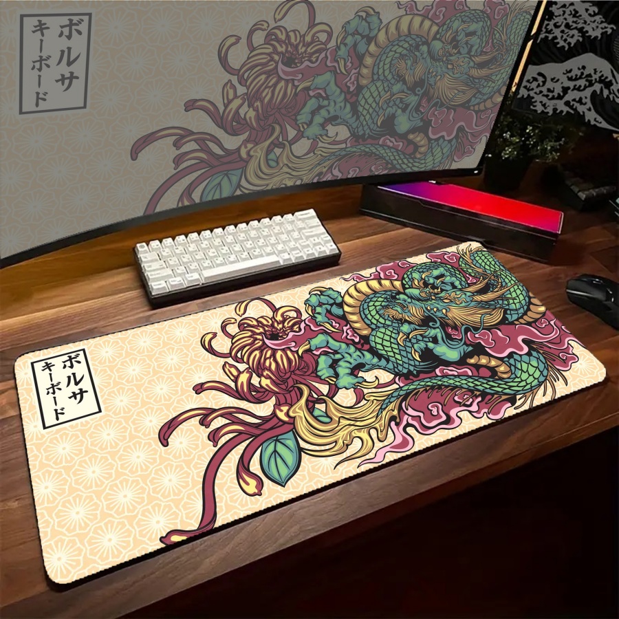 Zwart Bureau Muismat ONI Grote - Desk Setup Art recensie en prijs