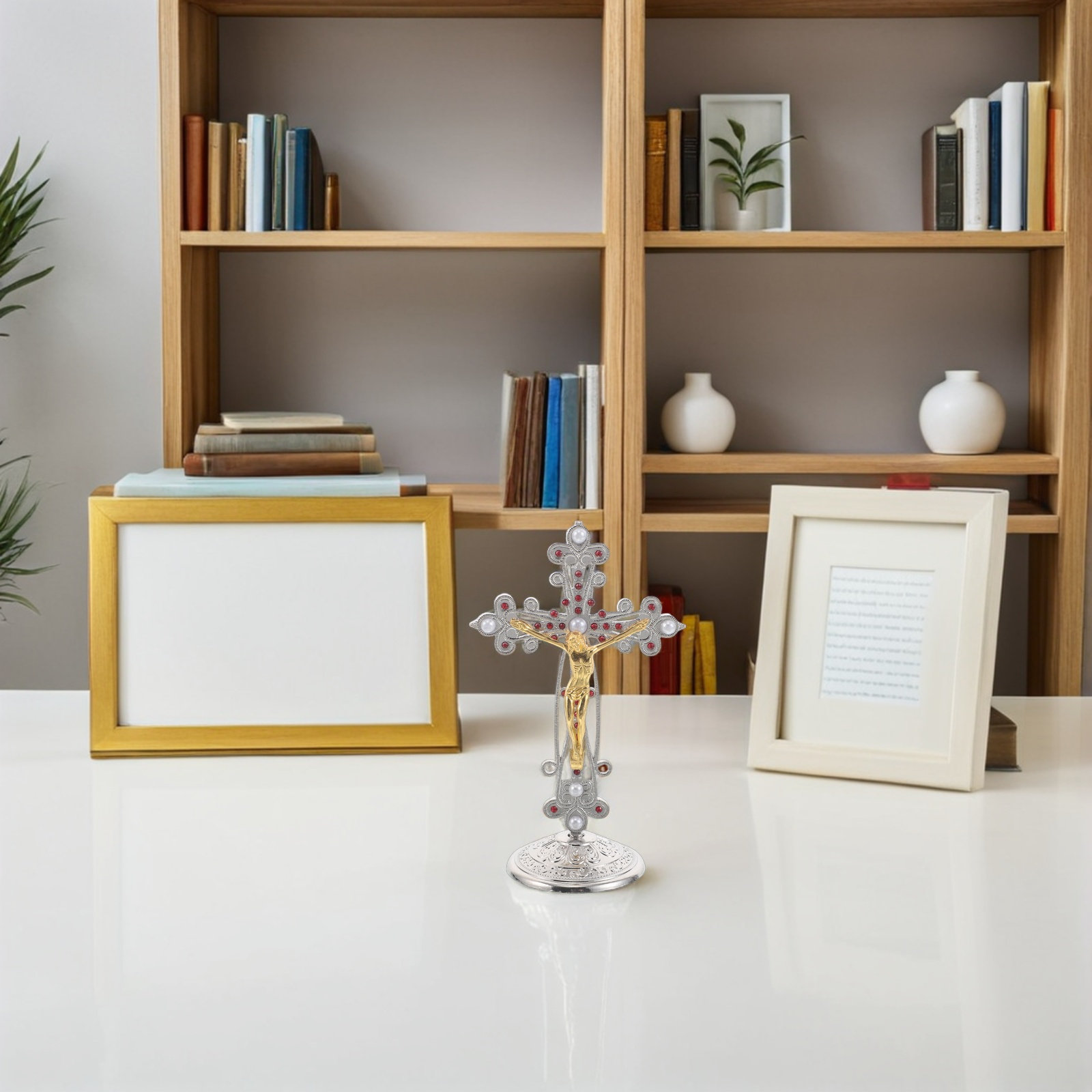 Metalen kruishanger, hangdecor - Desk Setup Dorm recensie en prijs