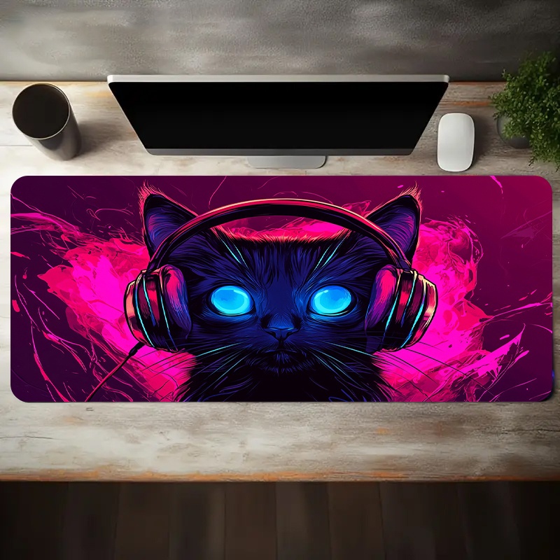 Neon Glowende Katten Headset U - Desk Setup For Gaming recensie en prijs