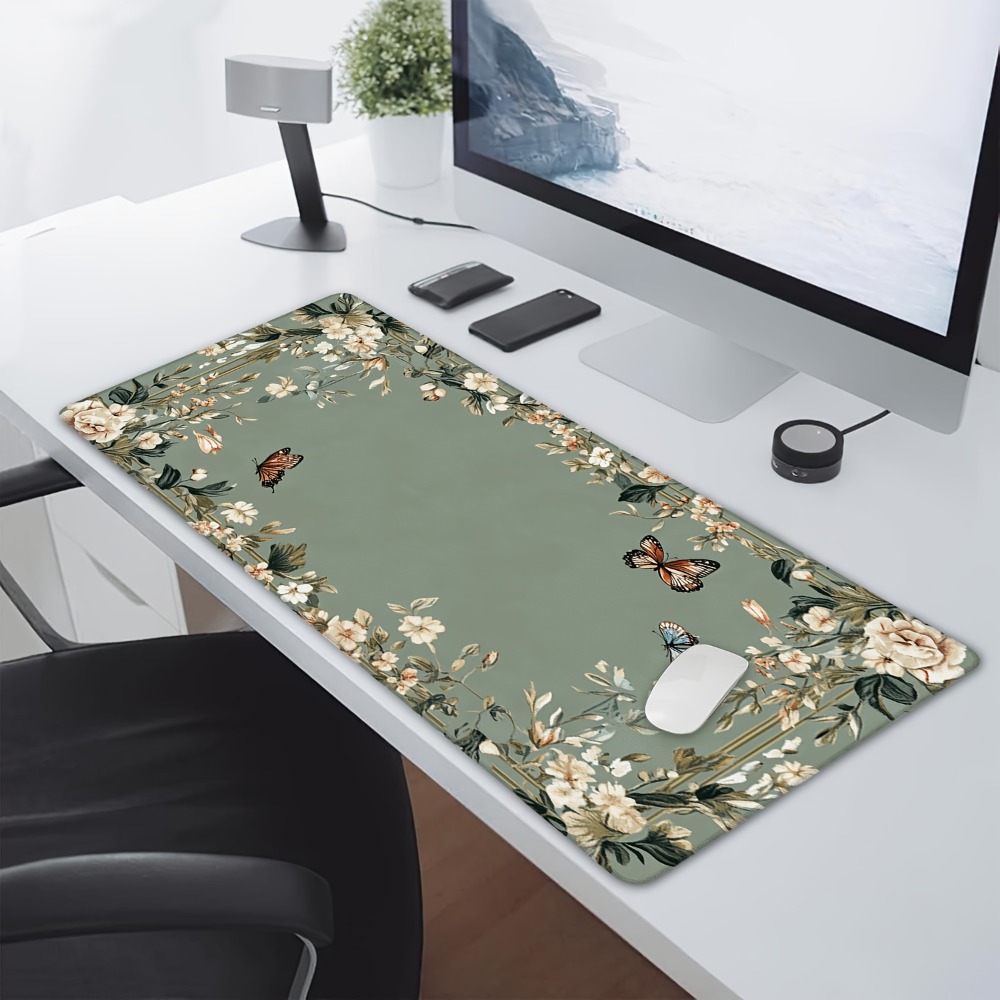 Plantentafelmat met vlinderpat - Desk Setup Art recensie en prijs