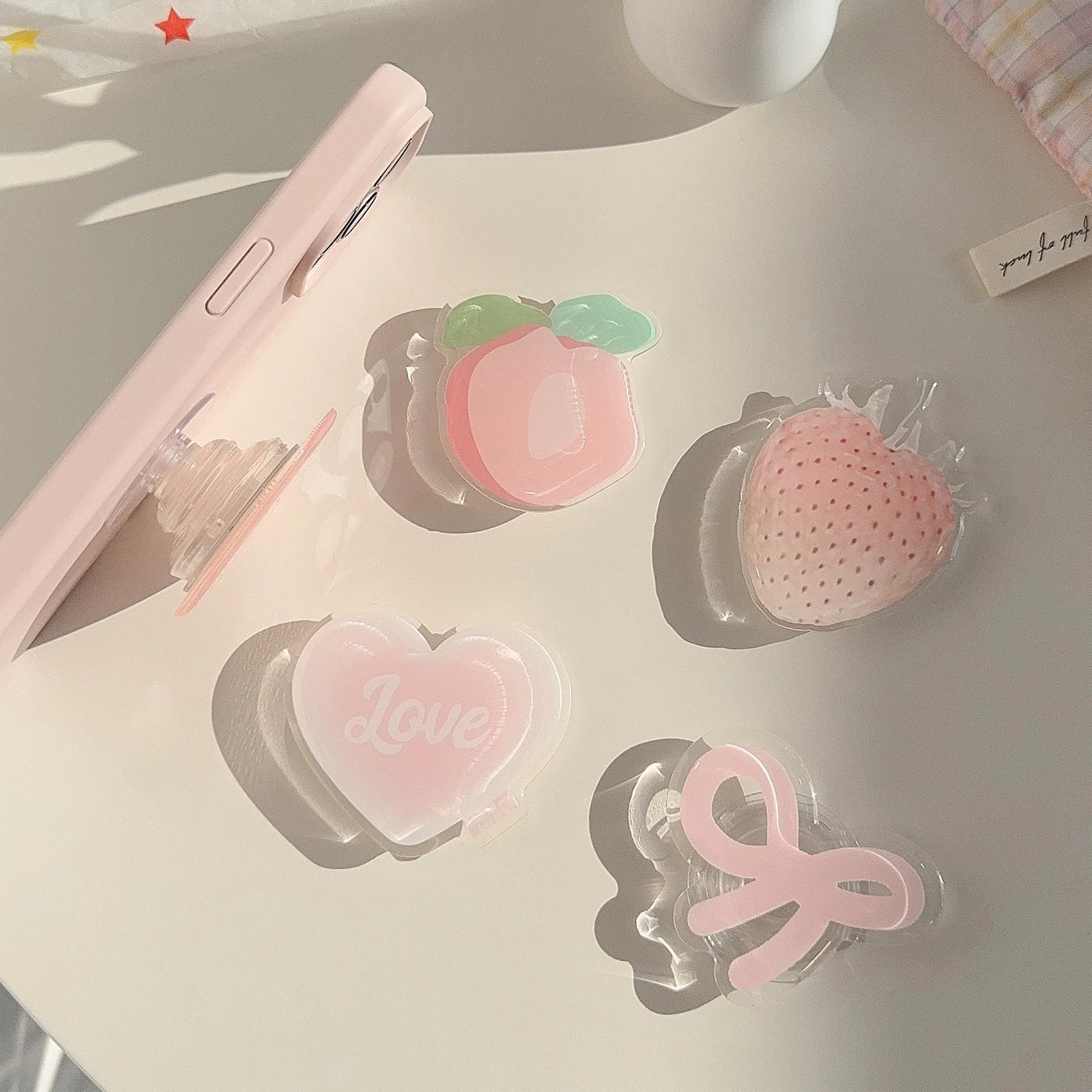 Ins Korea Girly Telefoonstanda - Desk Setup Apple recensie en prijs