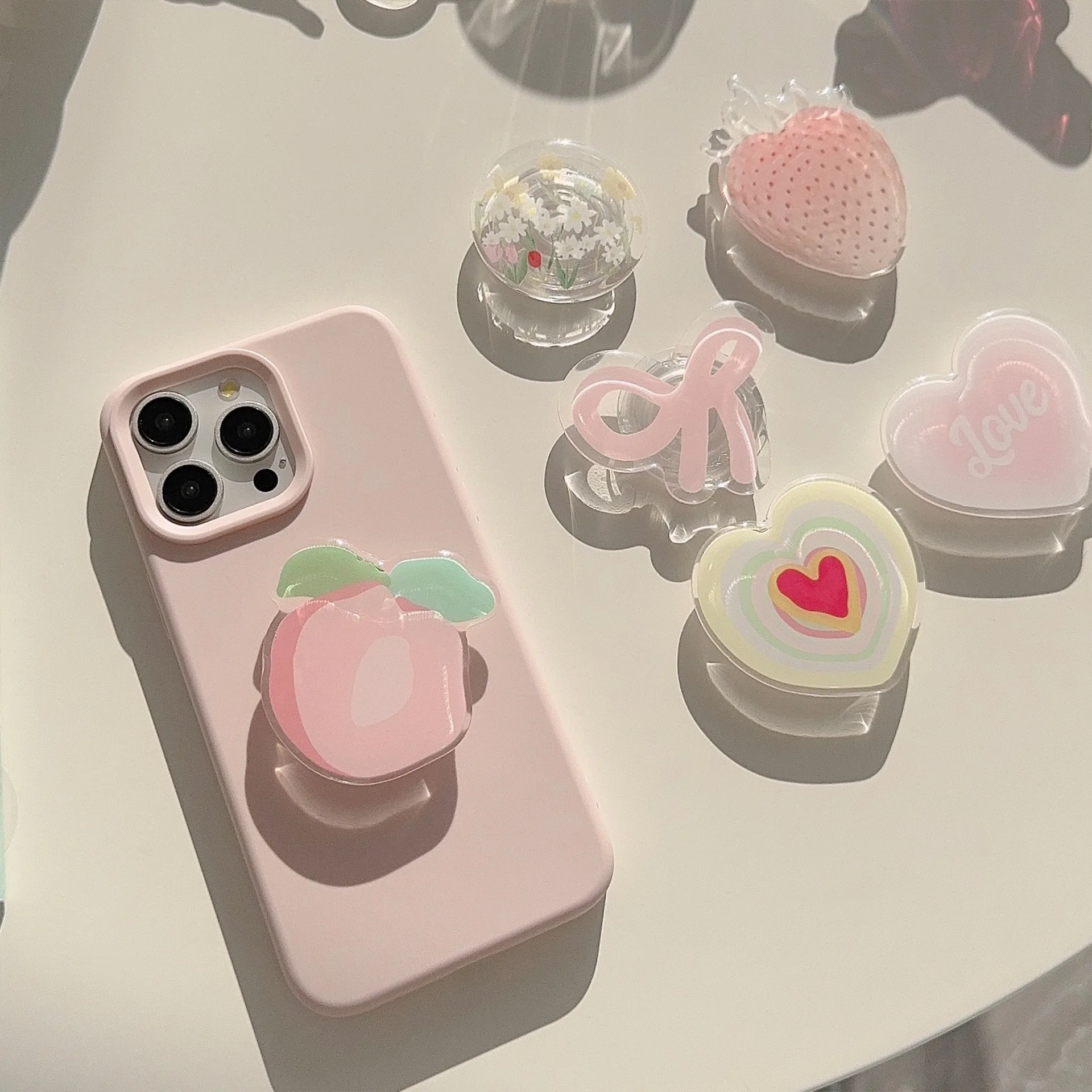 Ins Korea Girly Telefoonstanda - Desk Setup Apple recensie en prijs