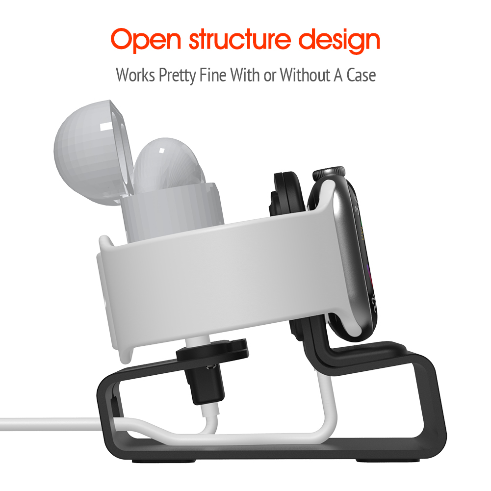 2 in 1 aluminium oplaadstandaa - Desk Setup Apple recensie en prijs