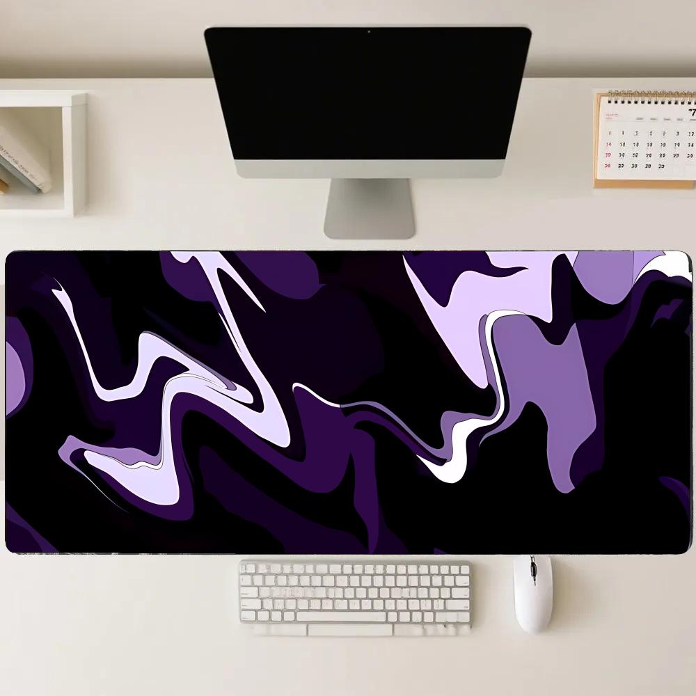 Speelmat Paars Zwart Vloeibaar - Desk Setup Gadgets recensie en prijs