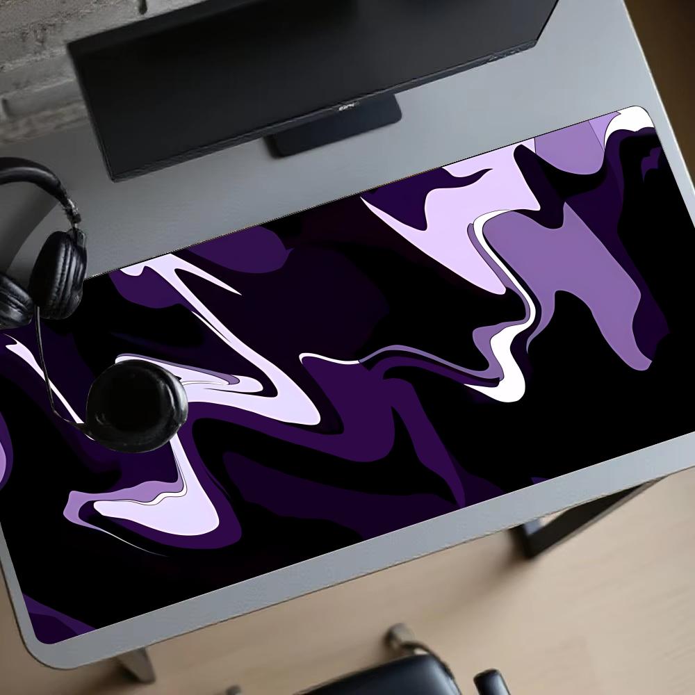 Speelmat Paars Zwart Vloeibaar - Desk Setup Gadgets recensie en prijs