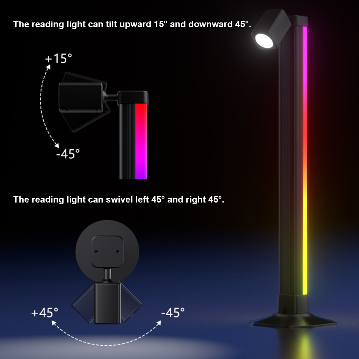 Slimme LED RGB lichtbalk met m - Desk Setup Art recensie en prijs
